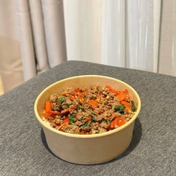 กระเพราแซ่บ  คอนโด Ideo new Rama 9- The base