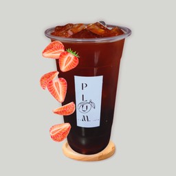 ชาสตรอว์เบอร์รี่ (STRAWBERRY TEA 22oz)