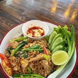 ข้าวผัดโบราณใส่หมู