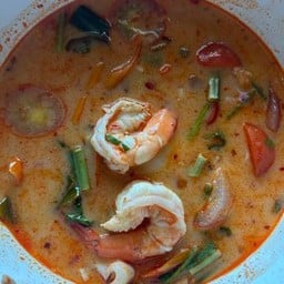 ต้มยำทะเล(หมึก กุ้ง)