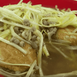 กุยช่ายขาวผัดเต้าหู้หมูสับ