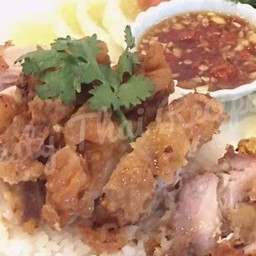 ข้าวมันไก่ทอด