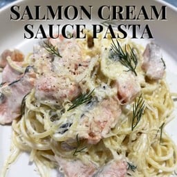 พาสต้าแซลม่อนครีมซอส
