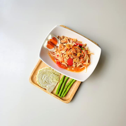 ส้มตำไข่เค็ม