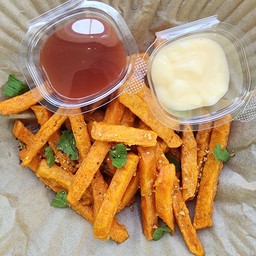 มันเทศอบ - ไร้น้ำมัน พรีเมี่ยม ปรุงรส หอมอร่อย ( ขายดีมาก ) เมนูแนะนำ!