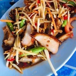 ตำคอหมูย่าง