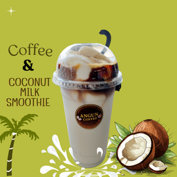 กาแฟ & น้ำมะพร้าวป่ันนมสด