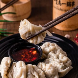 เกี๊ยวผักกากขาว