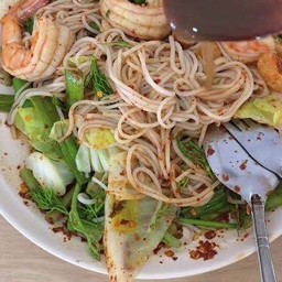 ข้าวปุ้นซาวน้ำปลาร้ากุ้ง