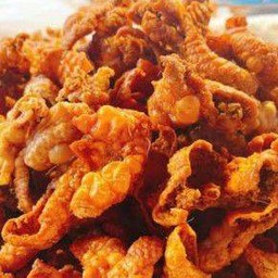 หนังไก่ทอด