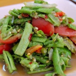 ตำถั่วฝักยาว