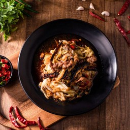 กะหล่ำเนื้อวัวผัดหม่าล่า