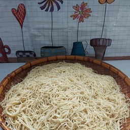 บะหมี่หนองใหญ่เส้นสดสูตรโบราณ(เส้นทำเอง) Nong Yai fresh noodles, traditional recipe (homemade noodles)