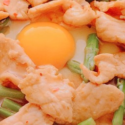 หมูพระจันทร์กระทะร้อน