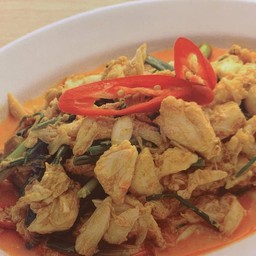 เนื้อปูผัดผงกะหรี่