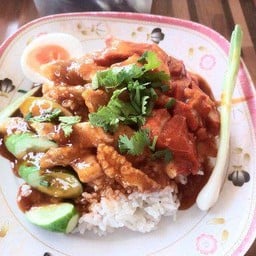 ข้าวหมูแดง_หมูกรอบ