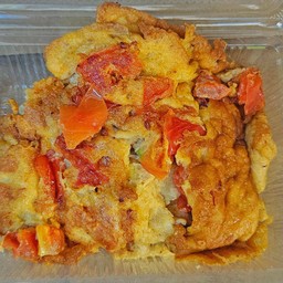 ไข่เจียวมะเขือเทศ (กับข้าว)