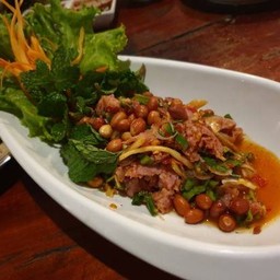 แหนมครกไม้ทอด