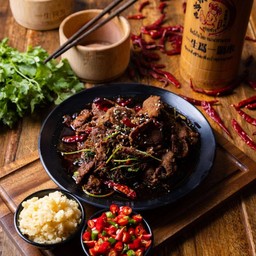 เนื้อผัดหมาล่า