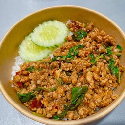 ข้าวกระเพาหมูสับ