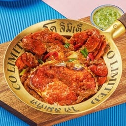 ปูไข่นึ่งนมสด ซอสกระหรี่