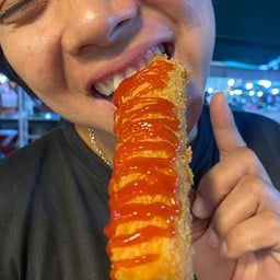 ไส้กรอกชีสทอด