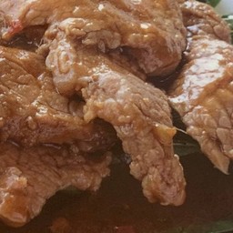 เนื้อยอดผักคะน้า (ทวีชัย)