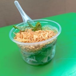 กุ้งแช่น้ำปลา 6-7ตัว น้ำจิ้มซีฟูดรสเด็ด+หอมเจียว