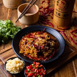 ปลาหมึกผัดหมาล่า