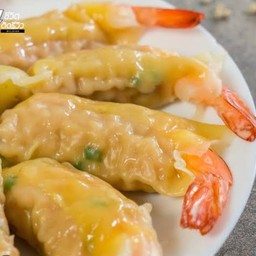 เกี๊ยวกุ้ง+หมูย่าง