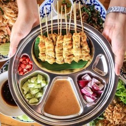 หมูสะเต๊ะชุดเล็ก