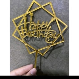 904 ป้าย HBD สี่เหลี่ยม