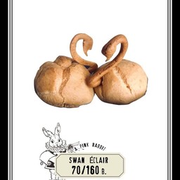 5 Pcs Swan Eclair