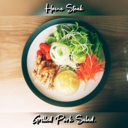 สลัดหมูย่าง