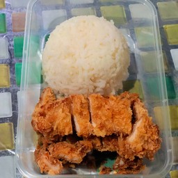 ข้่าวไก่ทอดซอสเทอริยากิ