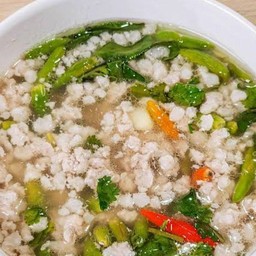 ต้มแซ่บหมูสับพริกสด