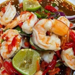 ยำกุ้งสุข