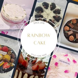 Rainbow Cake Style home made ตลาดโรงเกลือ อรัญประเทศ