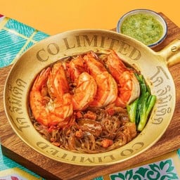 กุ้งขาวอบวุ้นเส้น