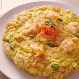 ไข่เจียวกุ้งสับ