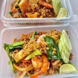 ข้าวผัดรถไฟ | กุ้ง