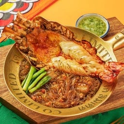 กุ้งแม่น้ำย่าง 4 ตัวโลอบวุ้นเส้น (1 ตัว)