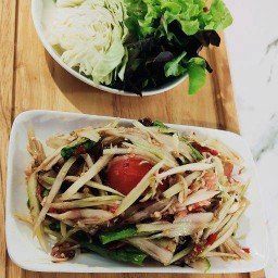 ส้มตำปลาร้า