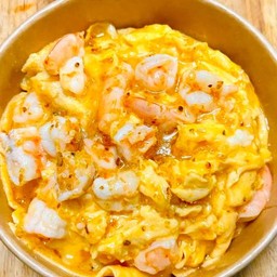 ข้าวไข่ข้นกุ้ง