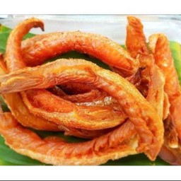 ท้องปลาแซลมอนทอด