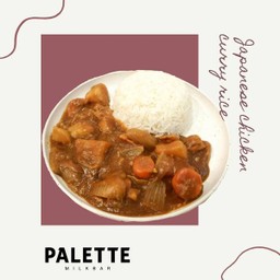 ข้าวแกงกะหรี่ไก่ญี่ปุ่น Japanese chicken curry rice