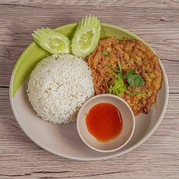ข้าวไข่เจียวหมูสับ