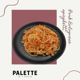 สปาเก็ตตี้ซอสไก่ Spaghetti With Chicken sauce