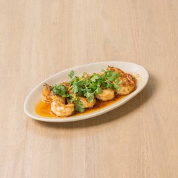 กุ้งแม่น้ำทอดเกลือ (4ตัว)