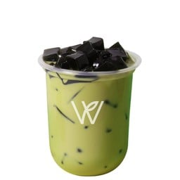 M Classic Green Tea Milk Grass Jelly